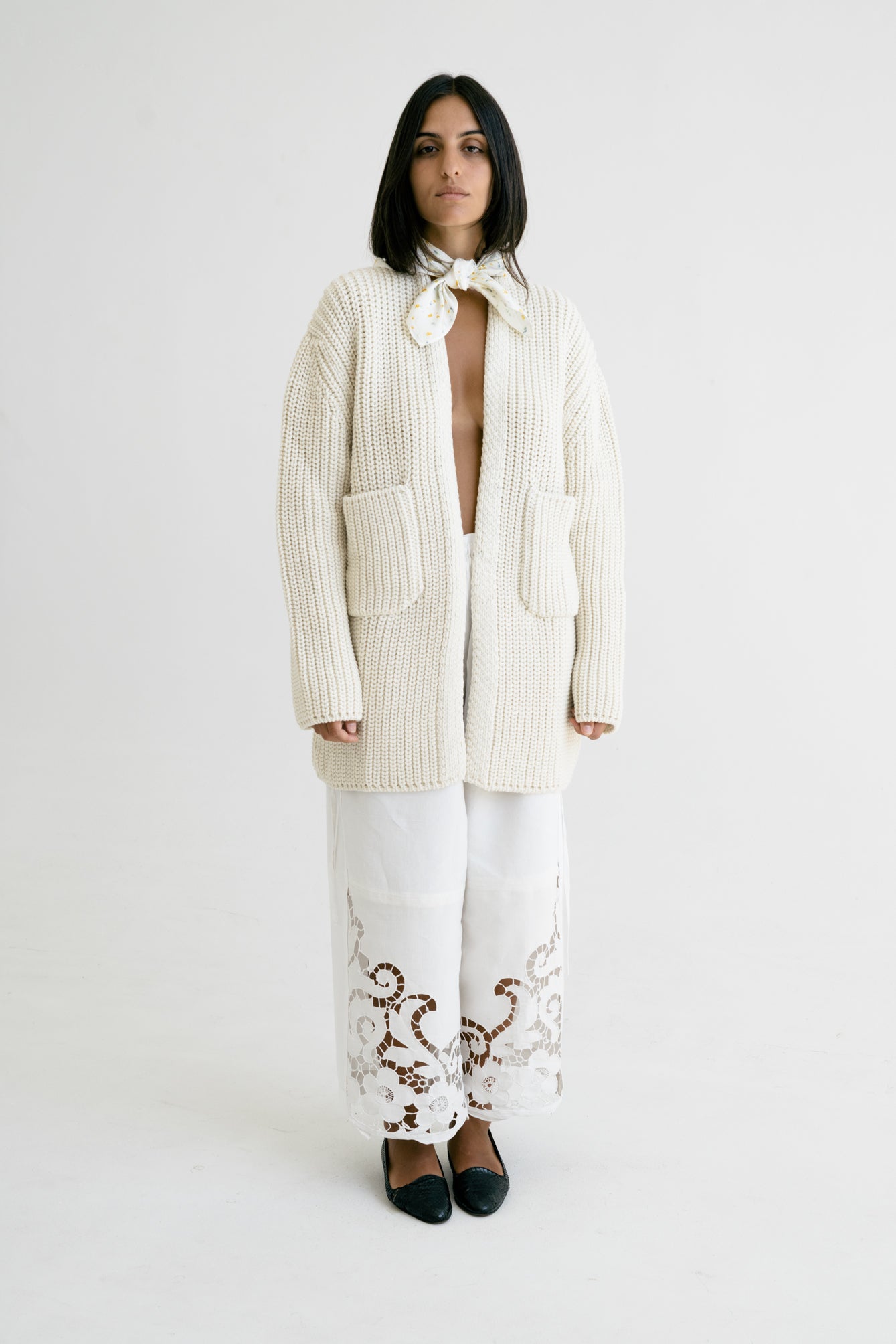 CEDRO CARDIGAN - IVORY