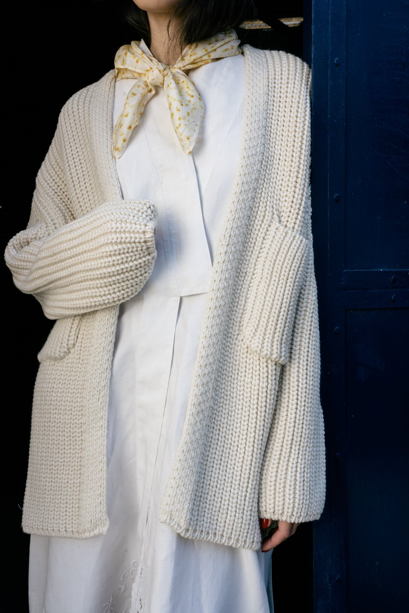 CEDRO CARDIGAN - IVORY - ound - KNITS