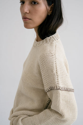 CRUDO JUMPER - UNDYED - ound - KNITS