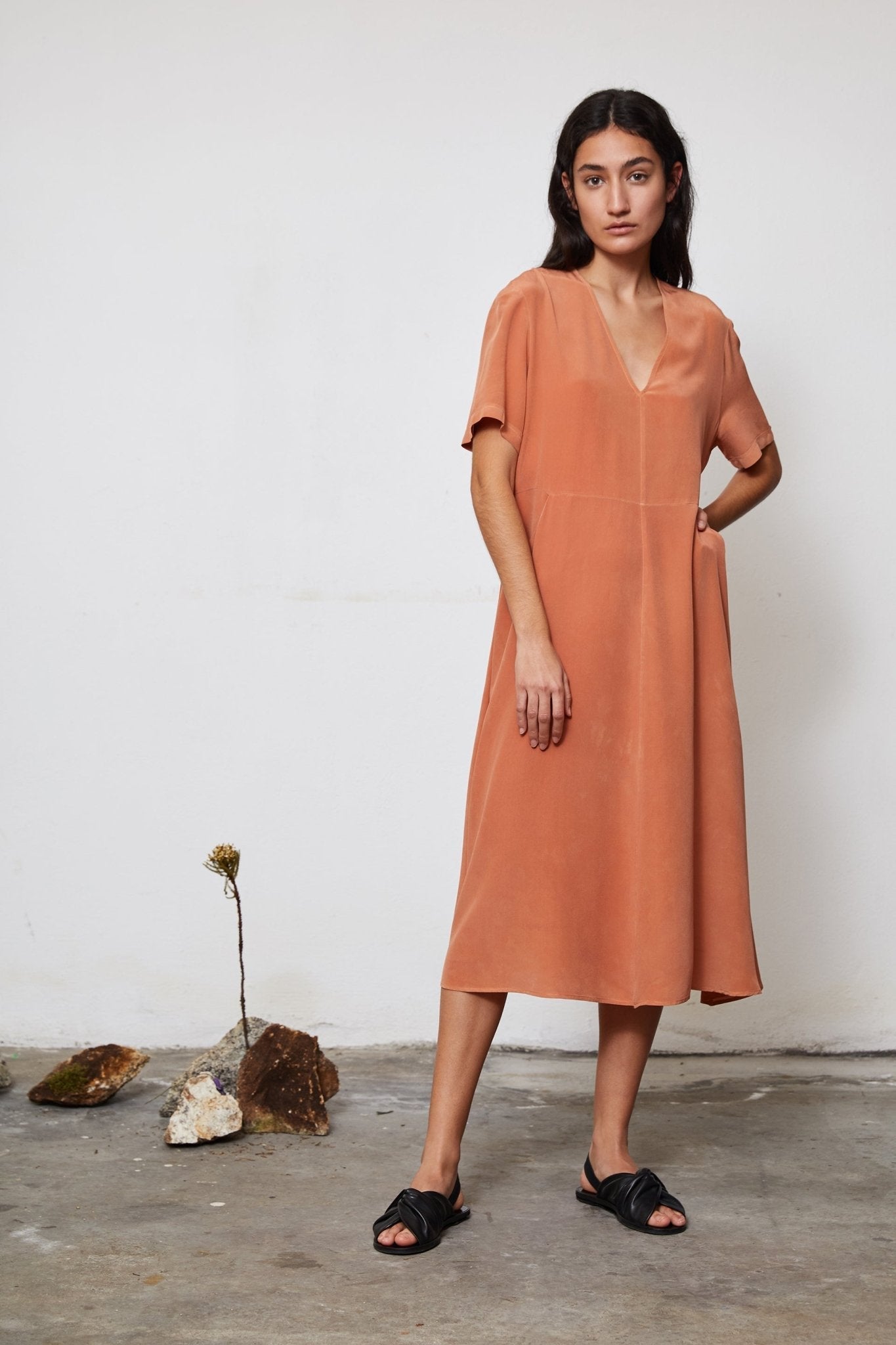 FLARED DRESS - LOQUAT - ound - DRESSES