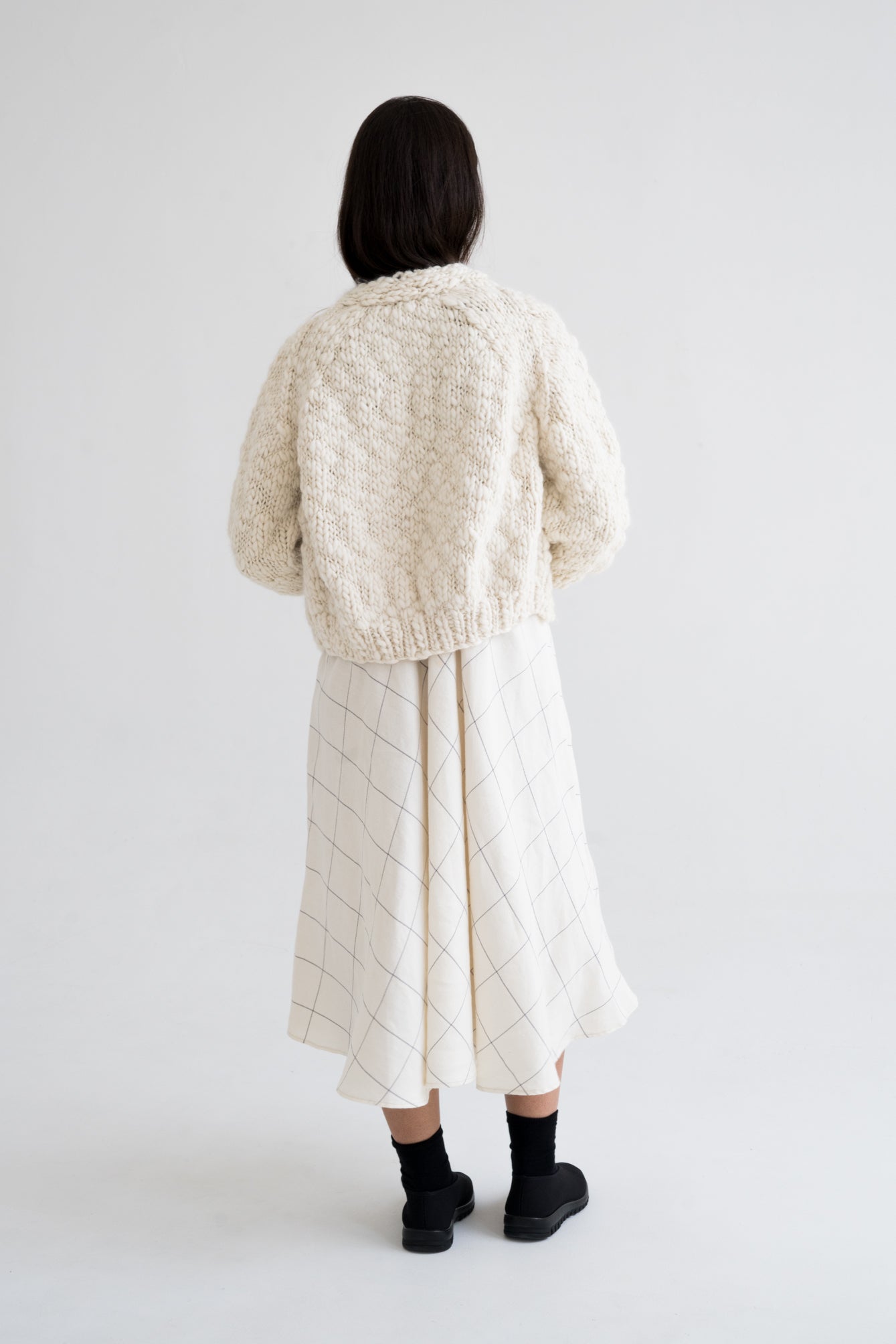 JACARANDA CARDIGAN - IVORY - ound - KNITS