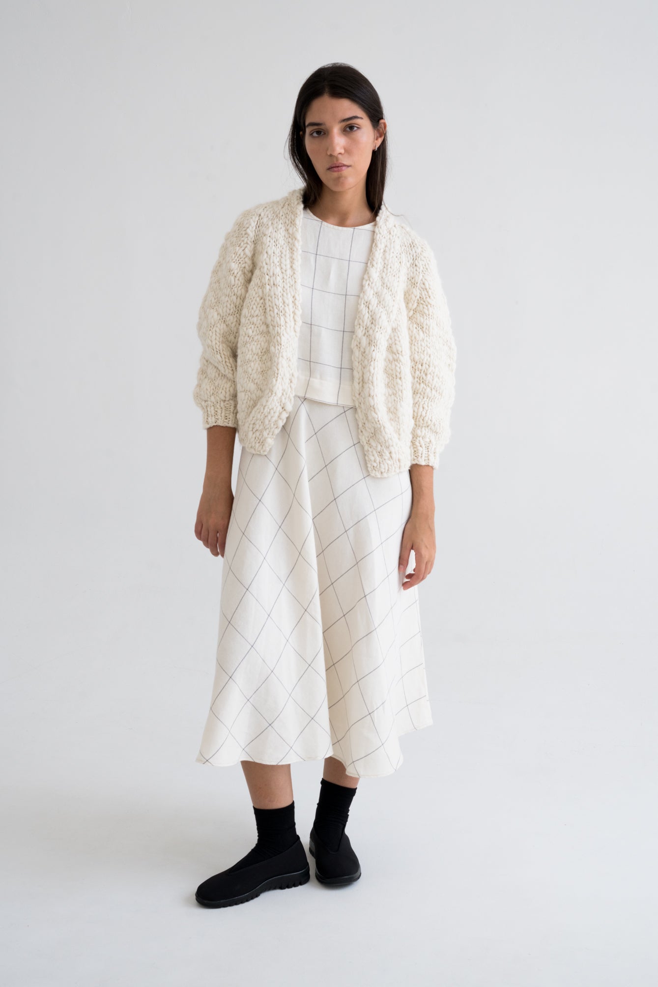 JACARANDA CARDIGAN - IVORY - ound - KNITS