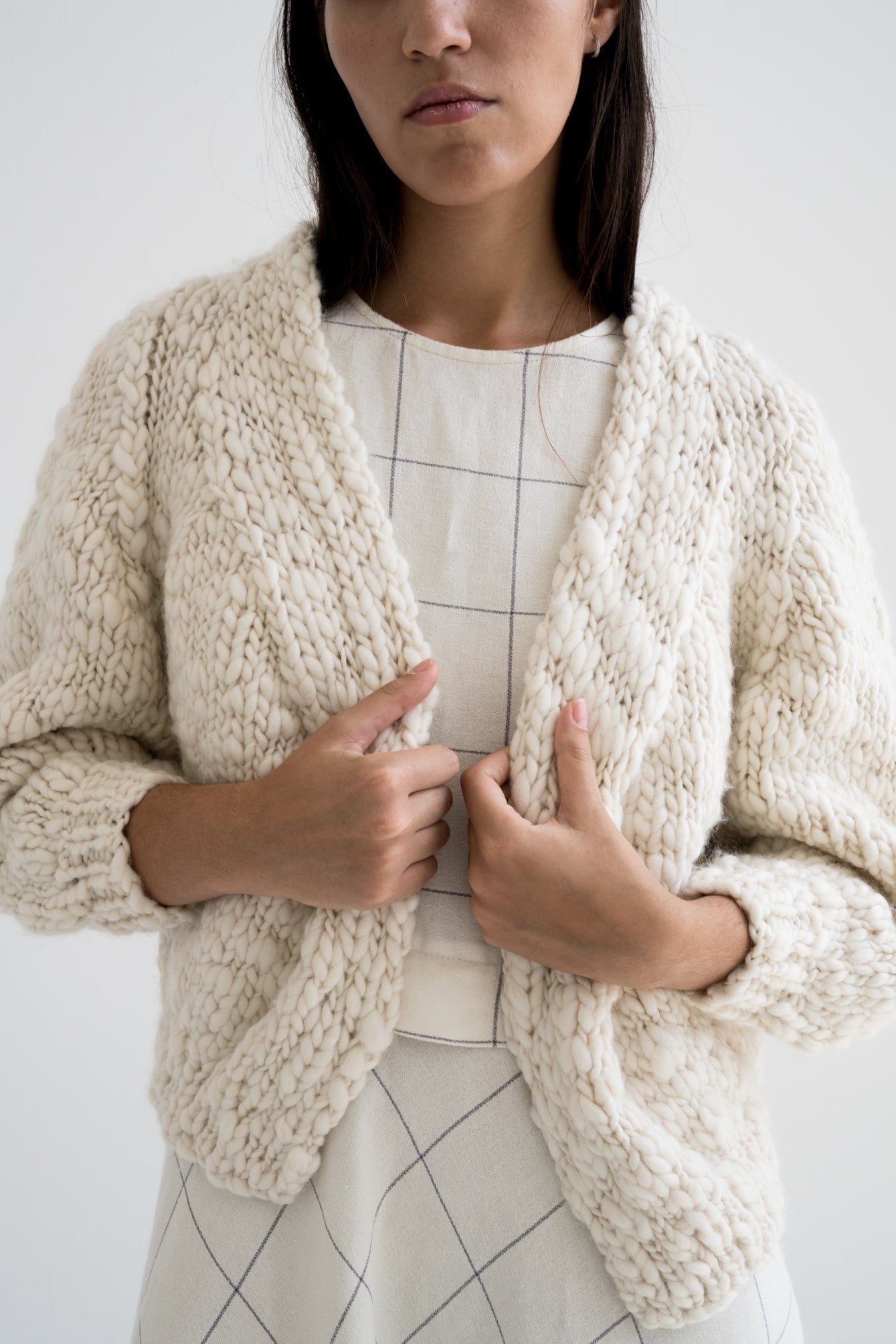 JACARANDA CARDIGAN - IVORY - ound - KNITS