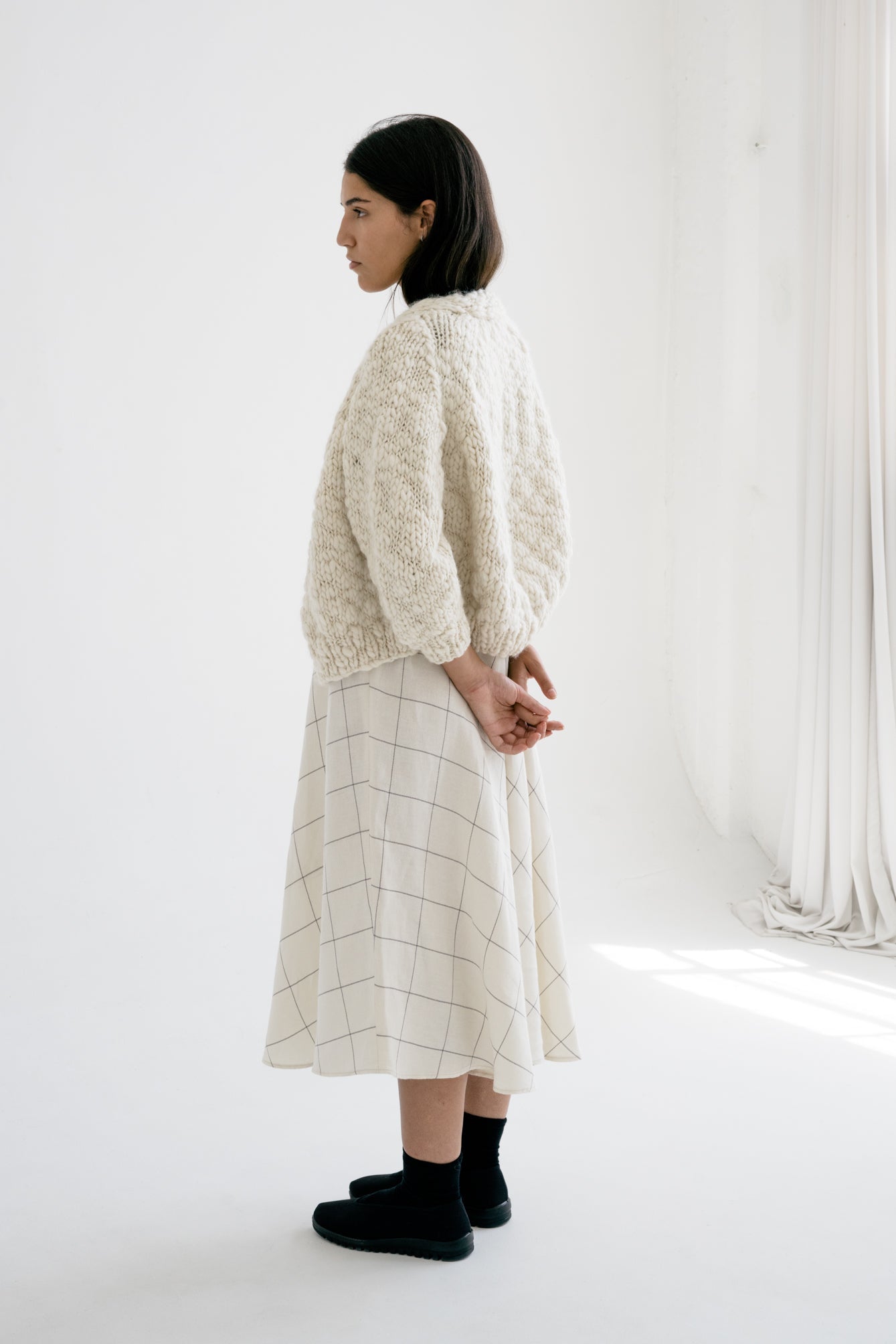 JACARANDA CARDIGAN - IVORY - ound - KNITS