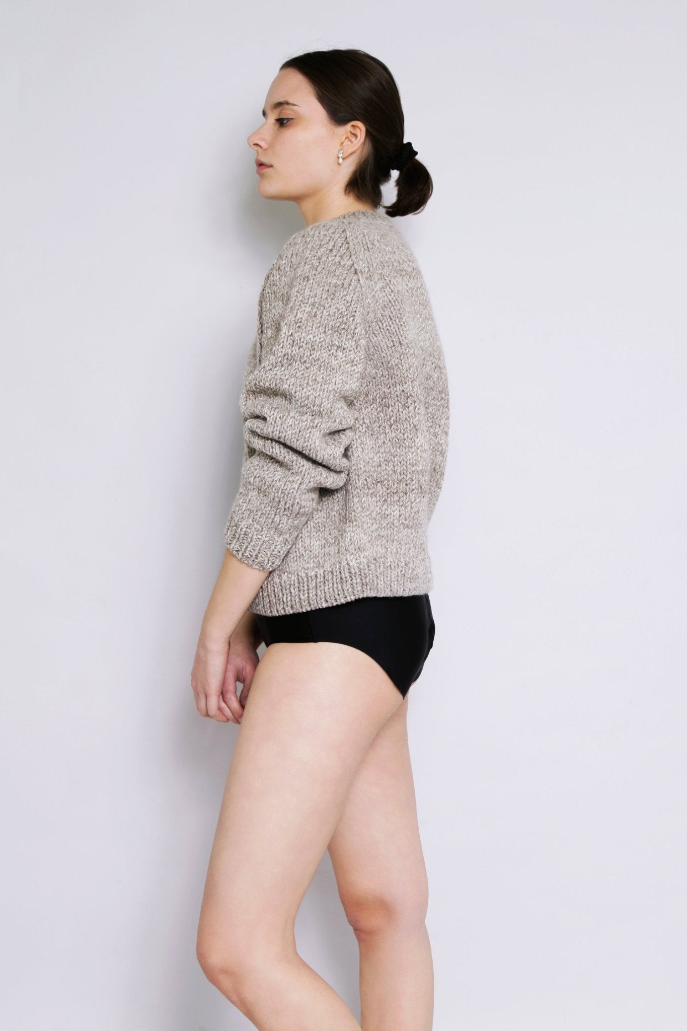 MOLLE JUMPER - STONE - ound - KNITS