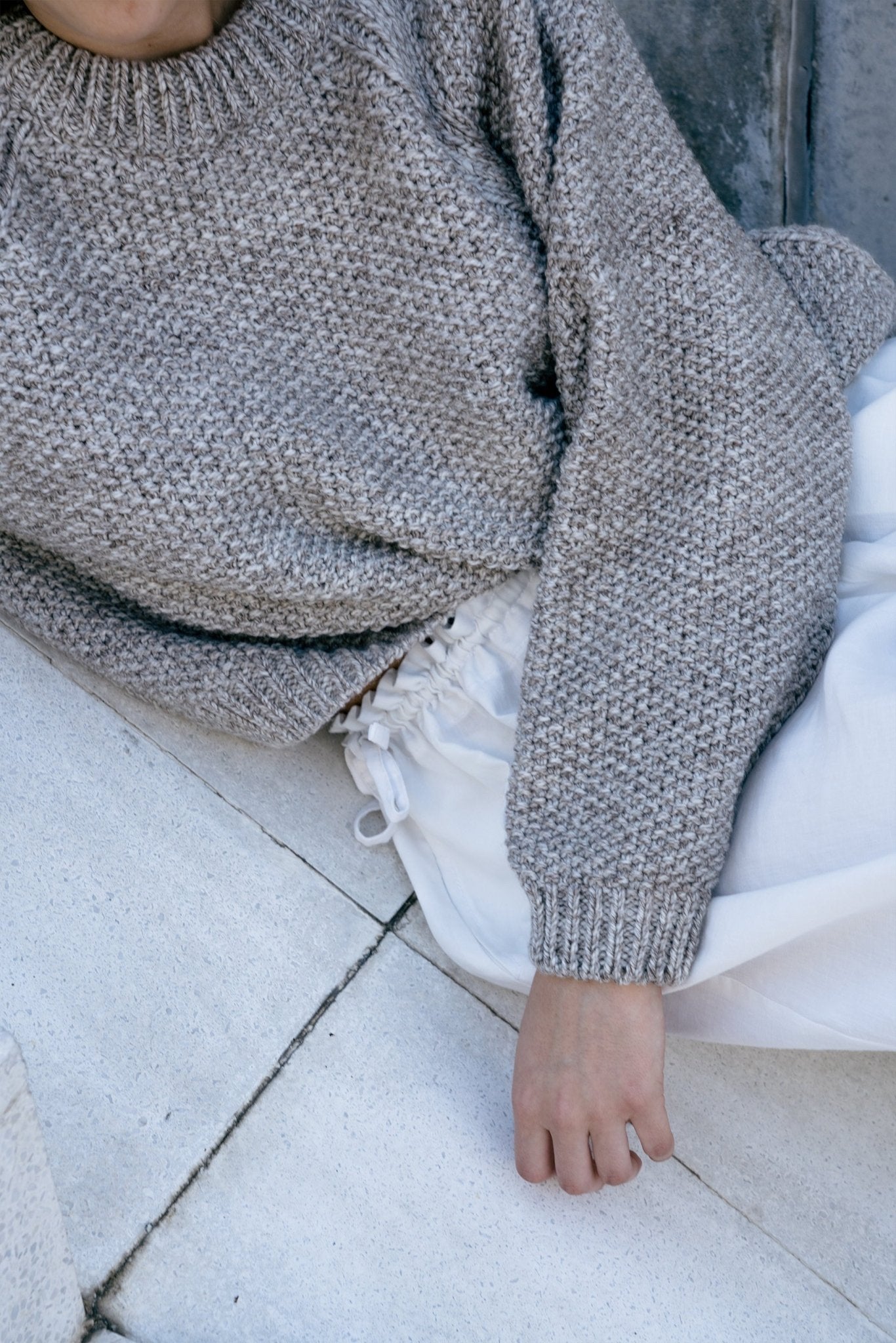 NACA JUMPER - STONE - ound - KNITS