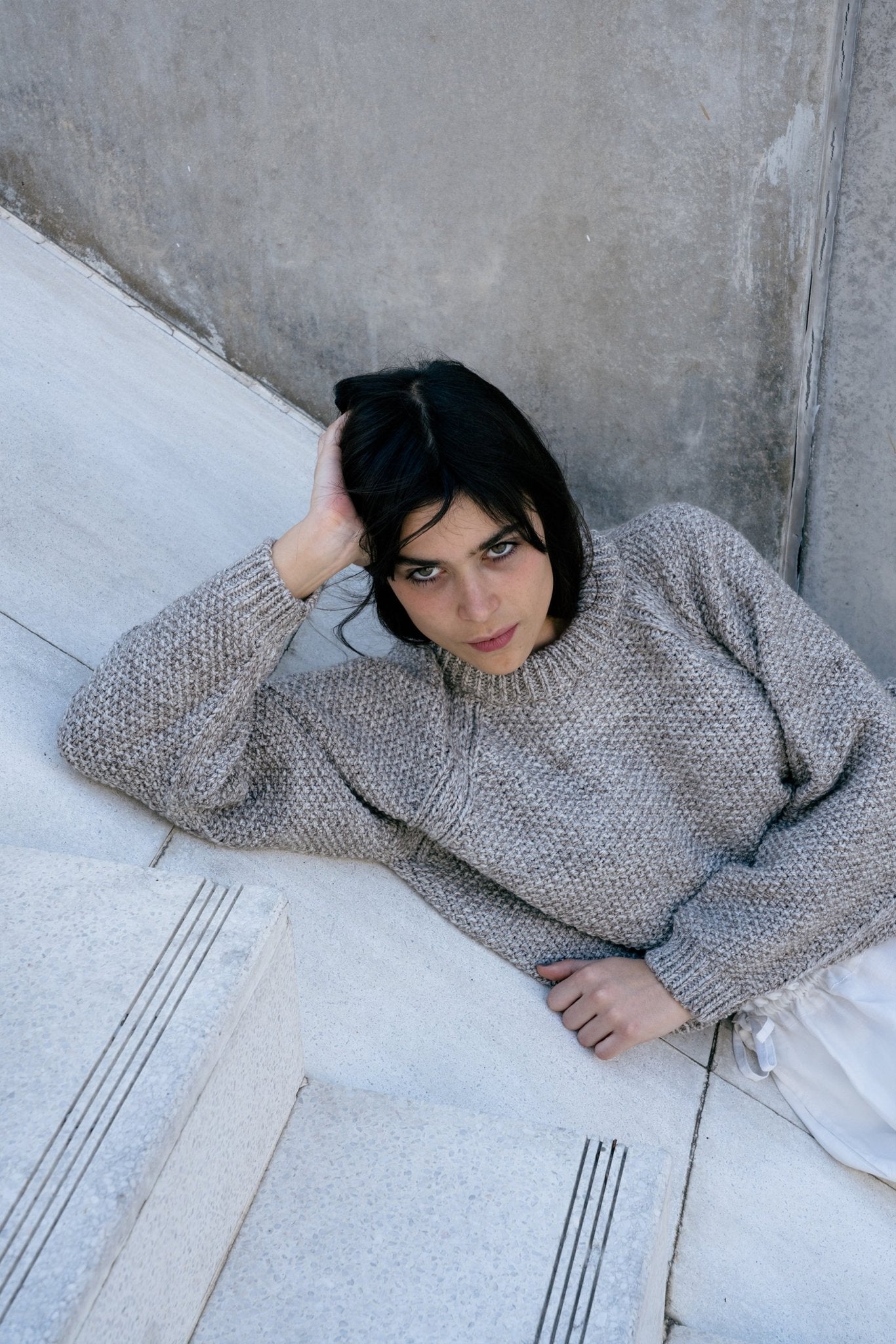 NACA JUMPER - STONE - ound - KNITS