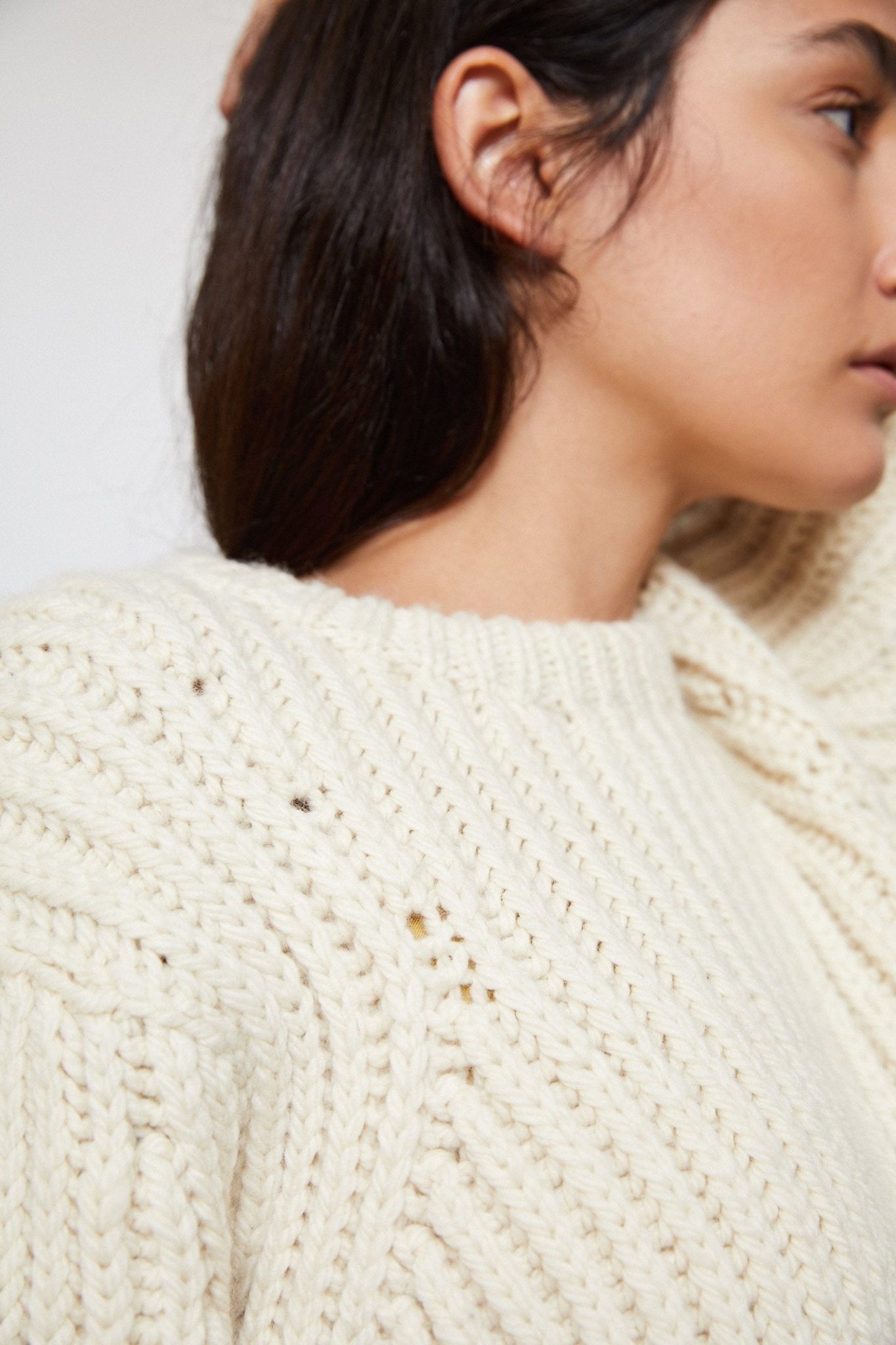 OMBU JUMPER - IVORY - ound - KNITS