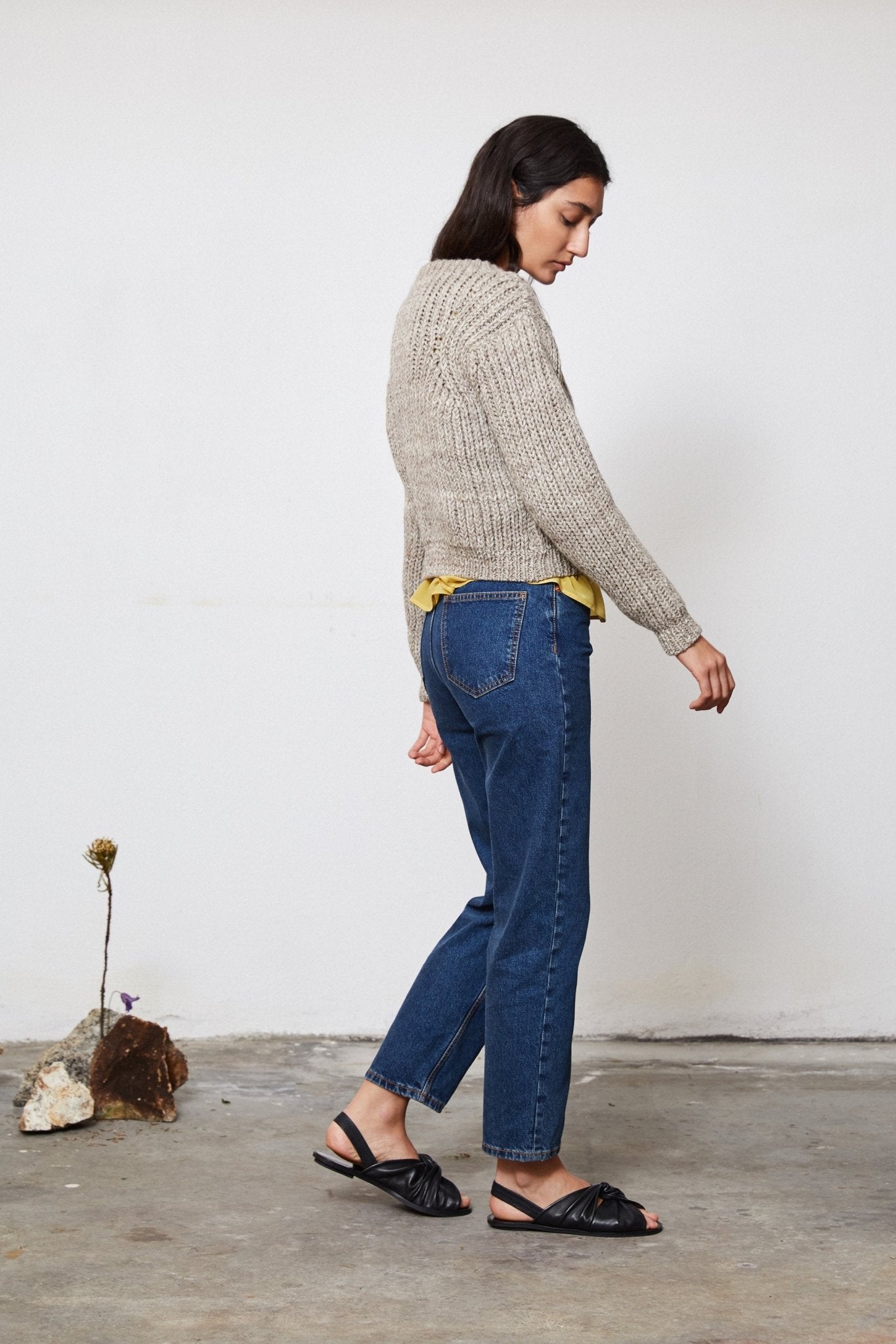 OMBU JUMPER - STONE - ound - KNITS